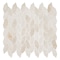 Andova Tiles SAMPLE Channing Elongated Hex 1 x 25 Marble Honeycomb Mosaic Wall  Floor Tile SAM-ANDCHA140 - alternate 1